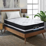 darrahopens Furniture > Mattresses Giselle Single Size Mattress Bed COOL GEL Memory Foam Euro Top Pocket Spring