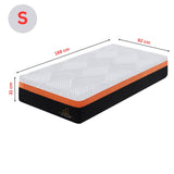 Darrahopens Furniture > Mattresses Heavenly Single Size Memory Foam Medium-Firm Feel 31cm Mattress
