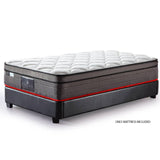 darrahopens Furniture > Mattresses Kingston Slumber Mattress KING SINGLE Size Bed Euro Top Pocket Spring Bedding Foam 34CM