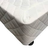 darrahopens Furniture > Mattresses Mattress Base Ensemble Queen Size Solid Wooden Slat in Beige with Removable Cover