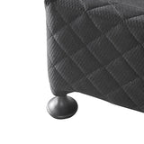 darrahopens Furniture > Mattresses Mattress Base Ensemble Queen Size Solid Wooden Slat in Charcoal with Removable Cover