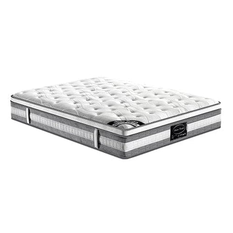 darrahopens Furniture > Mattresses Mattress Euro Top King Size Pocket Spring Coil with Knitted Fabric Medium Firm 34cm Thick