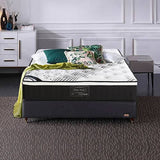 darrahopens Furniture > Mattresses Mattress Euro Top Queen Size Pocket Spring Coil with Knitted Fabric Medium Firm 33cm Thick