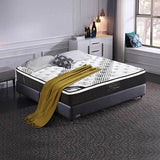 darrahopens Furniture > Mattresses Mattress Euro Top Queen Size Pocket Spring Coil with Knitted Fabric Medium Firm 33cm Thick