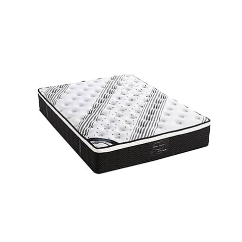 darrahopens Furniture > Mattresses Mattress Euro Top Queen Size Pocket Spring Coil with Knitted Fabric Medium Firm 33cm Thick