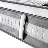 darrahopens Furniture > Mattresses Mattress Euro Top Queen Size Pocket Spring Coil with Knitted Fabric Medium Firm 34cm Thick