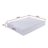 darrahopens Furniture > Mattresses Palermo Contour 20cm Encased Coil Double Mattress CertiPUR-US Certified Foam