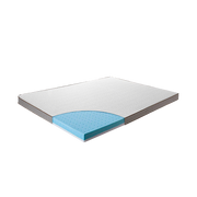 darrahopens Furniture > Mattresses Palermo Double Memory Foam Mattress Topper Cooling Gel Infused CertiPUR Approved