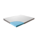 darrahopens Furniture > Mattresses Palermo Double Memory Foam Mattress Topper Cooling Gel Infused CertiPUR Approved