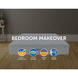 darrahopens Furniture > Mattresses Palermo King Mattress 30cm Memory Foam Green Tea Infused CertiPUR Approved