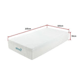 darrahopens Furniture > Mattresses Palermo King Single Mattress 30cm Memory Foam Green Tea Infused CertiPUR Approved