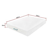darrahopens Furniture > Mattresses Palermo Queen 25cm Gel Memory Foam Mattress  - Dual-Layered  - CertiPUR-US Certified