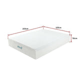 darrahopens Furniture > Mattresses Palermo Queen Mattress 30cm Memory Foam Green Tea Infused CertiPUR Approved