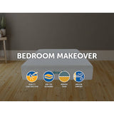 darrahopens Furniture > Mattresses Palermo Queen Mattress 30cm Memory Foam Green Tea Infused CertiPUR Approved
