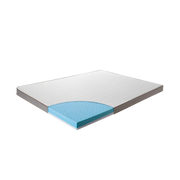 darrahopens Furniture > Mattresses Palermo Queen Memory Foam Mattress Topper Cooling Gel Infused CertiPUR Approved