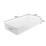 darrahopens Furniture > Mattresses Palermo Single Mattress 30cm Memory Foam Green Tea Infused CertiPUR Approved