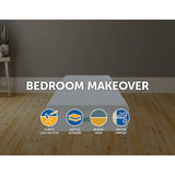 darrahopens Furniture > Mattresses Palermo Single Mattress 30cm Memory Foam Green Tea Infused CertiPUR Approved