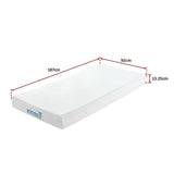darrahopens Furniture > Mattresses Palermo Single Mattress Memory Foam Green Tea Infused CertiPUR Approved