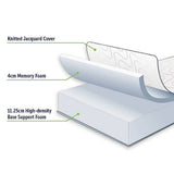 darrahopens Furniture > Mattresses Palermo Single Mattress Memory Foam Green Tea Infused CertiPUR Approved