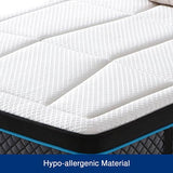 darrahopens Furniture > Mattresses Queen Mattress in Coolmax Memory Foam 6 Zone Pocket Coil Soft Firmness