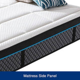 darrahopens Furniture > Mattresses Queen Mattress in Coolmax Memory Foam 6 Zone Pocket Coil Soft Firmness
