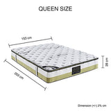 darrahopens Furniture > Mattresses Queen Mattress Memory Pillow Top Pocket Spring Foam Medium Firm Bed