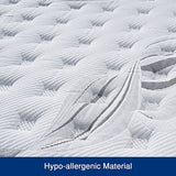 darrahopens Furniture > Mattresses Queen Mattress Memory Pillow Top Pocket Spring Foam Medium Firm Bed