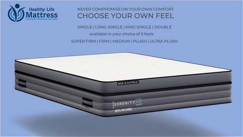Darrahopens Furniture > Mattresses Serenity Long Single Mattress – Super Firm