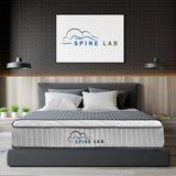 darrahopens Furniture > Mattresses Spine-Lab Mattress 5 Zone 21cm Medium Firm Foam Bonnell Spring - Double - White