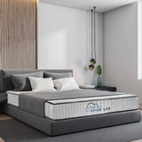 darrahopens Furniture > Mattresses Spine-Lab Mattress 5 Zone 21cm Medium Firm Foam Bonnell Spring - Double - White
