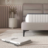 Darrahopens Furniture > Mattresses Spine-Lab Mattress 5 Zone 21cm Medium Firm Foam Bonnell Spring - King Single - White