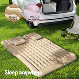 Darrahopens Furniture > Mattresses Weisshorn Car Mattress 175x130 Inflatable SUV Back Seat Camping Bed Beige