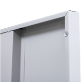 darrahopens Furniture > Office 12-Door Locker for Office Gym Shed School Home Storage