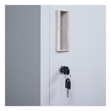 darrahopens Furniture > Office 12-Door Locker for Office Gym Shed School Home Storage