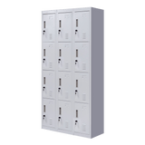 darrahopens Furniture > Office 12-Door Locker for Office Gym Shed School Home Storage