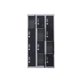Darrahopens Furniture > Office 12-Door Locker for Office Gym Shed School Home Storage - 3-Digit Combination Lock
