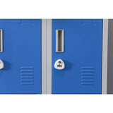 Darrahopens Furniture > Office 12-Door Locker for Office Gym Shed School Home Storage - 3-Digit Combination Lock