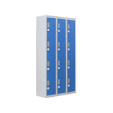 Darrahopens Furniture > Office 12-Door Locker for Office Gym Shed School Home Storage - 3-Digit Combination Lock