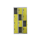 Darrahopens Furniture > Office 12-Door Locker for Office Gym Shed School Home Storage - 3-Digit Combination Lock
