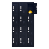 Darrahopens Furniture > Office 12-Door Locker for Office Gym Shed School Home Storage - 3-Digit Combination Lock
