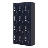 Darrahopens Furniture > Office 12-Door Locker for Office Gym Shed School Home Storage - 3-Digit Combination Lock