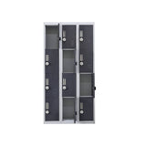 Darrahopens Furniture > Office 12-Door Locker for Office Gym Shed School Home Storage - 4-Digit Combination Lock
