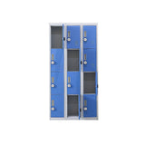 Darrahopens Furniture > Office 12-Door Locker for Office Gym Shed School Home Storage - 4-Digit Combination Lock