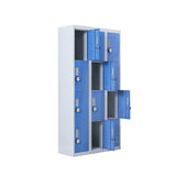 Darrahopens Furniture > Office 12-Door Locker for Office Gym Shed School Home Storage - 4-Digit Combination Lock