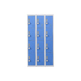 Darrahopens Furniture > Office 12-Door Locker for Office Gym Shed School Home Storage - 4-Digit Combination Lock