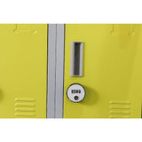 Darrahopens Furniture > Office 12-Door Locker for Office Gym Shed School Home Storage - 4-Digit Combination Lock