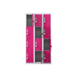 darrahopens Furniture > Office 12-Door Locker for Office Gym Shed School Home Storage - 4-Digit Combination Lock