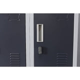 Darrahopens Furniture > Office 12-Door Locker for Office Gym Shed School Home Storage - Padlock-operated