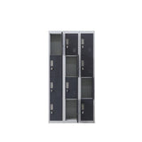 Darrahopens Furniture > Office 12-Door Locker for Office Gym Shed School Home Storage - Padlock-operated