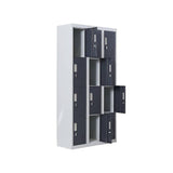 Darrahopens Furniture > Office 12-Door Locker for Office Gym Shed School Home Storage - Padlock-operated